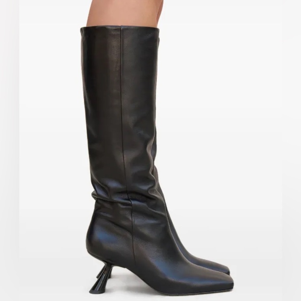 Cult Gaia with Box Wren Boot Black Heeled Boots size 37/7, very good condition